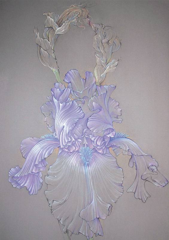 CHOPIN MELODIE - Zeichnung, 100x70 cm, 2004