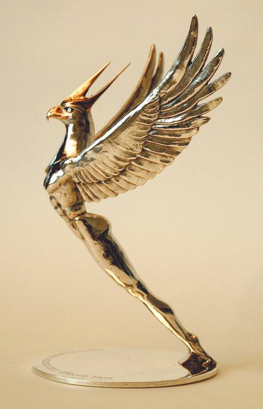 GRAND PRIX `11, ADLER DES POLNISCHEN BUSINESES LECH-WALESA-INSTITUT - 25x22 cm, Bronze, Gold, Silber, 2012