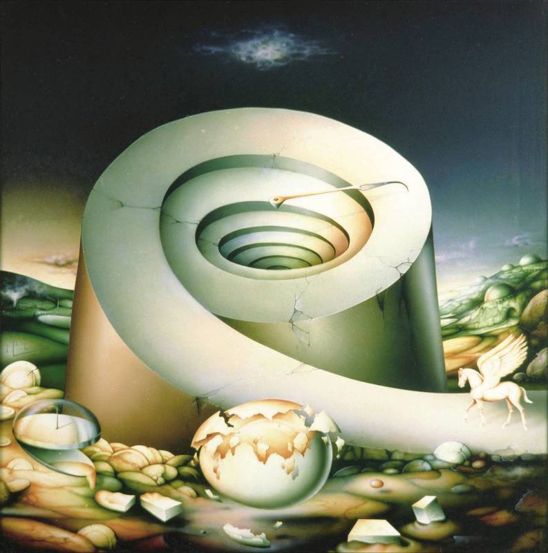 WEG DES LEBENS - Acryl auf Leinwand, 60x60 cm, 1987