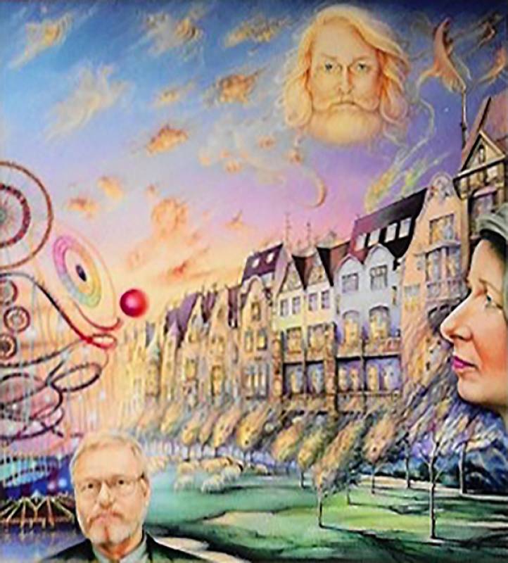 TRIPTYCHON - FAMILIE KÖSTER - Acryl auf Leinwand, 150x100 cmx3, 1999